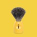 Четка за бръснене nom-MÜHLE, косъм от язовец (Pure badger), пластмасова дръжка, цвят лимон